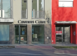 3D reklama a 3D loga Commenius Clinic Klinika